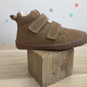 flexi nens botin serraje marron